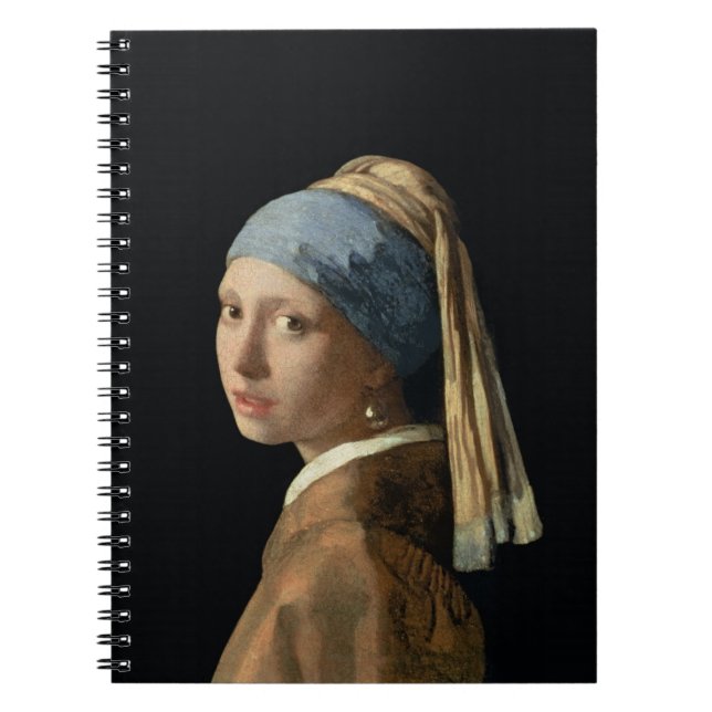 Girl with a Pearl Earring, c.1665-6 (oil on canvas Notebook (Front)