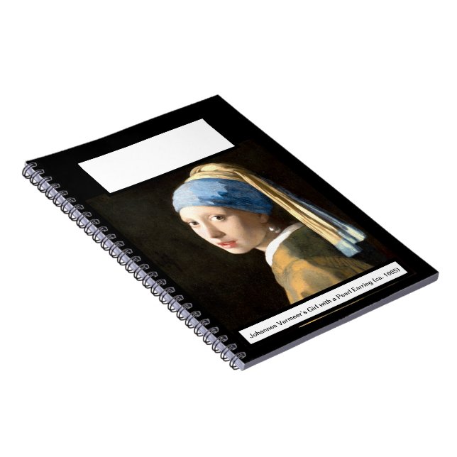 Girl with a Pearl Earring (ca. 1665) Notebook (Right Side)