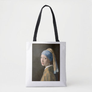 Girl with a Pearl Earring (ca. 1665) Tote Bag