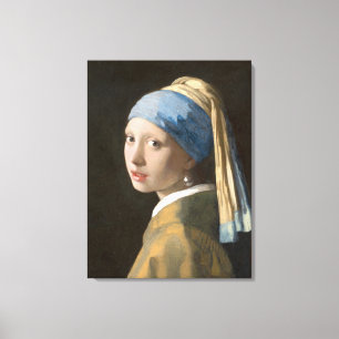 Girl with a pearl earring canvas print