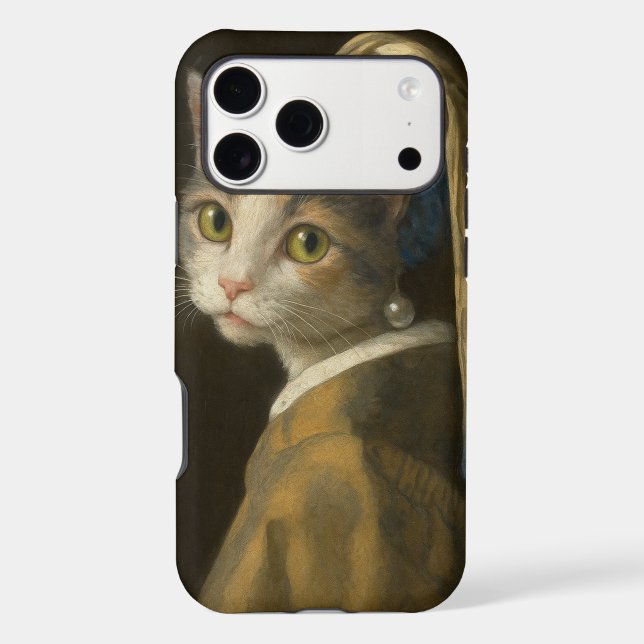 Girl with a Pearl Earring Cat                      (Back)