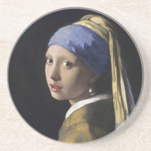 Girl with a Pearl Earring Coaster