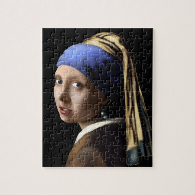 Girl with a Pearl Earring Jigsaw Puzzle (Vertical)