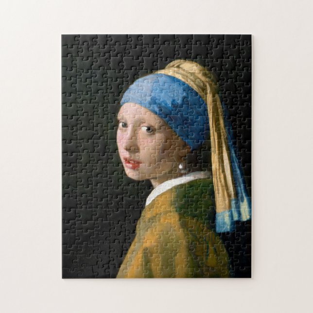 Girl with a Pearl Earring, Johannes Vermeer, 1665 Jigsaw Puzzle (Vertical)