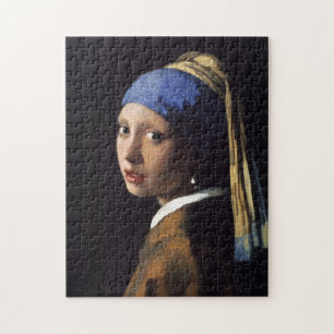 Girl With a Pearl Earring Johannes Vermeer Jigsaw Puzzle