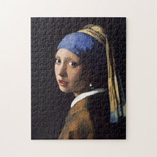 Girl With a Pearl Earring Johannes Vermeer Jigsaw Puzzle