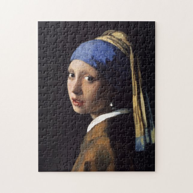 Girl With a Pearl Earring Johannes Vermeer Jigsaw Puzzle (Vertical)
