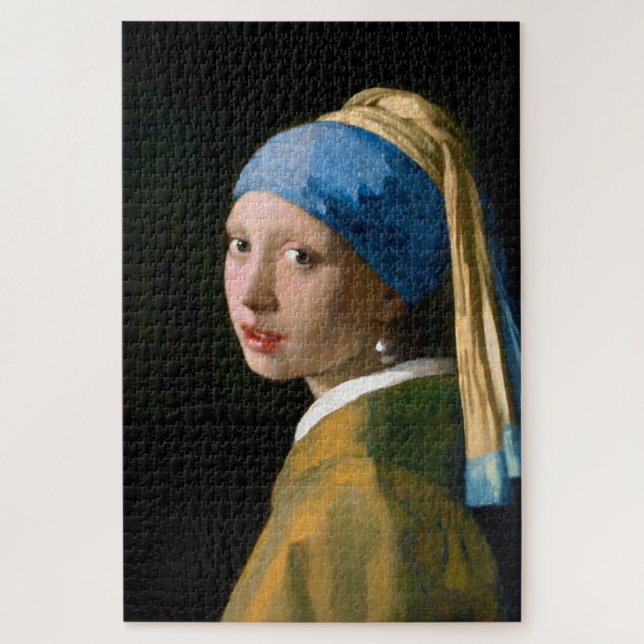 Girl with a Pearl Earring, Johannes Vermeer Jigsaw Puzzle (Vertical)