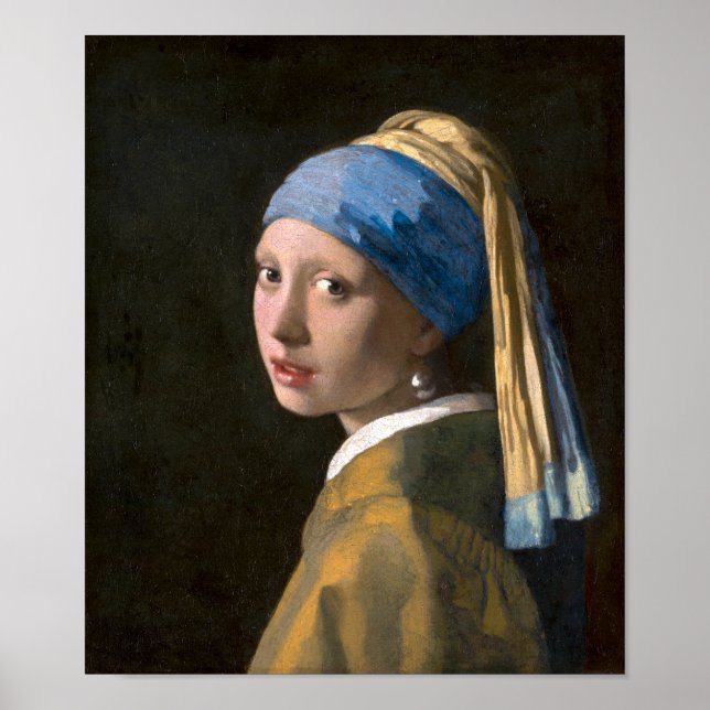 Girl with a Pearl Earring | Johannes Vermeer | Poster (Front)