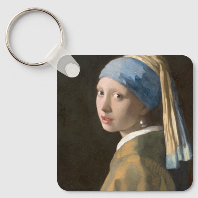 Girl with a Pearl Earring Key Ring (Front)