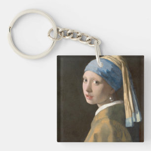 Girl with a Pearl Earring Key Ring