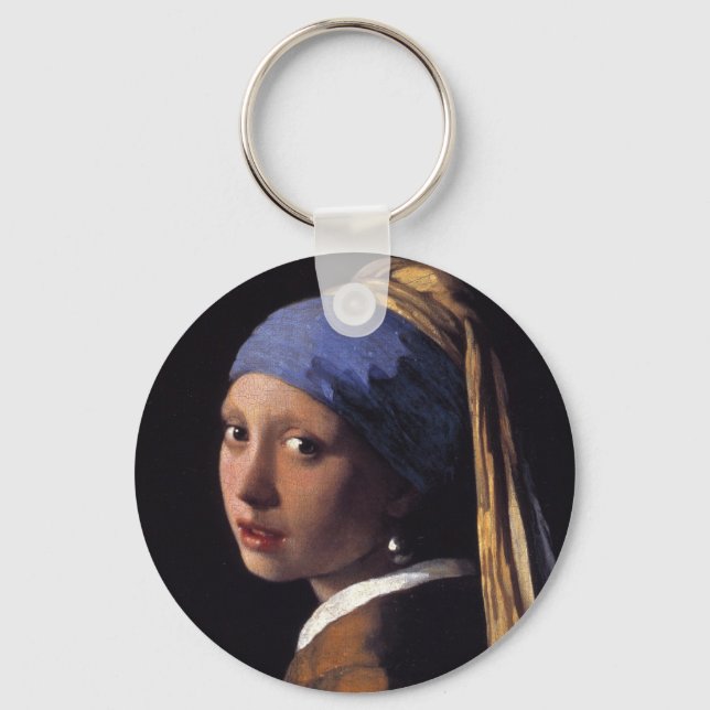 Girl with a Pearl Earring Key Ring (Front)