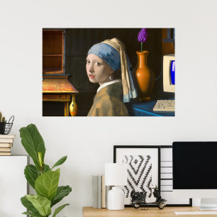 Girl with a Pearl Earring new rendering Poster