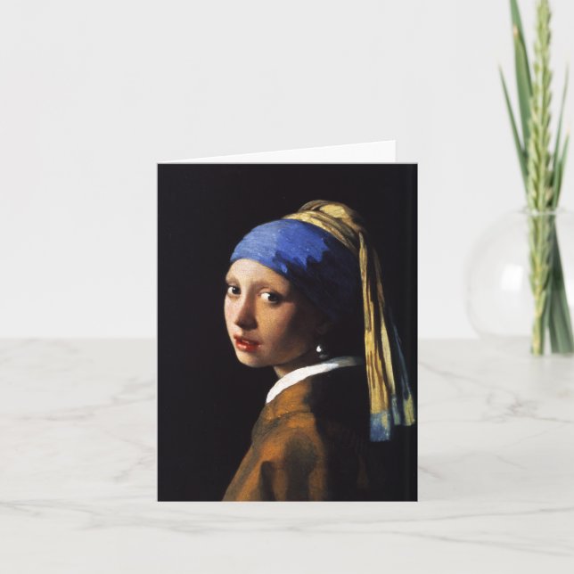 Girl with a Pearl Earring Note Card (Front)