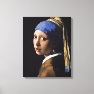Girl with a Pearl Earring Painting Canvas Print