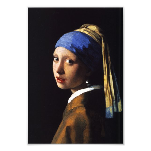 Girl with a Pearl Earring Photo Print (Front)