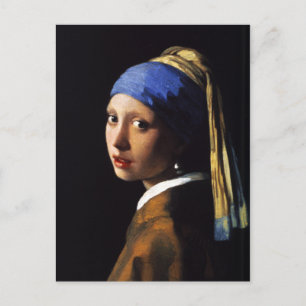 Girl with a Pearl Earring Postcard