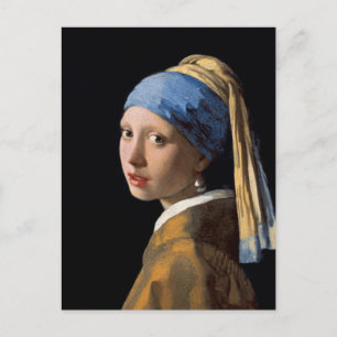 Girl with a Pearl Earring Postcard