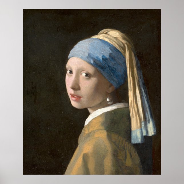 Girl with a pearl earring poster (Front)