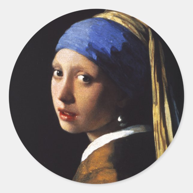 Girl with a Pearl Earring Stickers (Front)