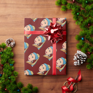 Girl With A Pearl Earring Wrapping Paper