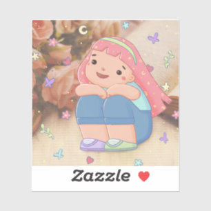 Girl with A Smile Illustration