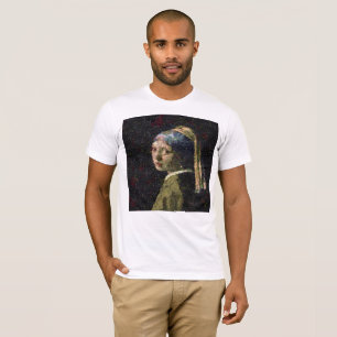 Girl With A Strawberry Earring Fine Art Spoof T-Shirt