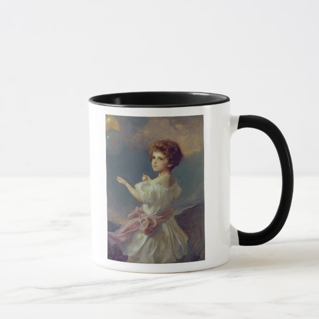 Girl with balloons mug (Right)