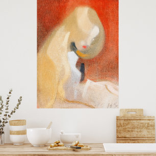 Girl with Blonde Hair by Helene Schjerfbeck Poster