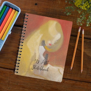 Girl with Blonde Hair, Helene Schjerfbeck Notebook