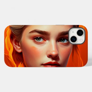 Girl with blue eyes Case-Mate iPhone 14 plus case