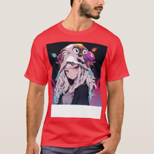 Girl with eyeball hat T-Shirt