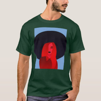 Girl with Fashion Hat T-Shirt