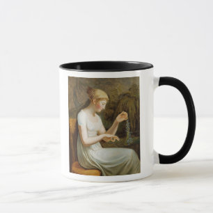 Girl with Flowers Mug