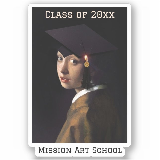 Girl with Grad Cap Graduation (Front)