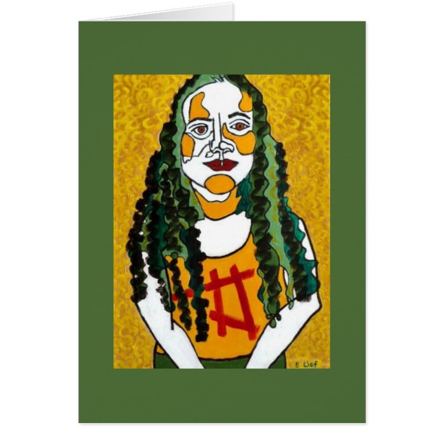 Girl with Green Hair (Front)