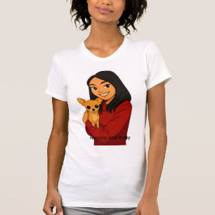 Girl with her doggy T-Shirt