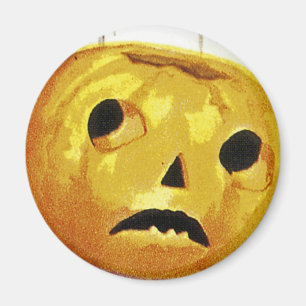 Girl with Jack o' Lantern Magnet