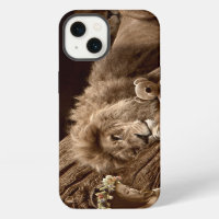 Girl with Lion and Teddy Bear