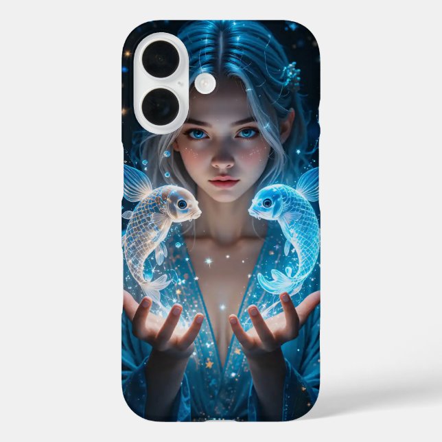 girl with magic fish Case-Mate iPhone case (Back)