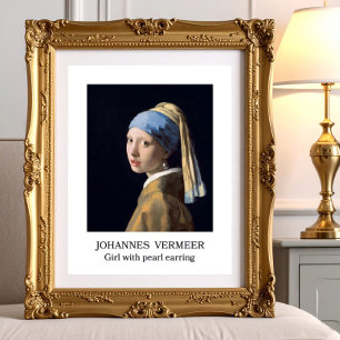 Girl with pearl earring 1665 Johannes Vermeer Photo Print