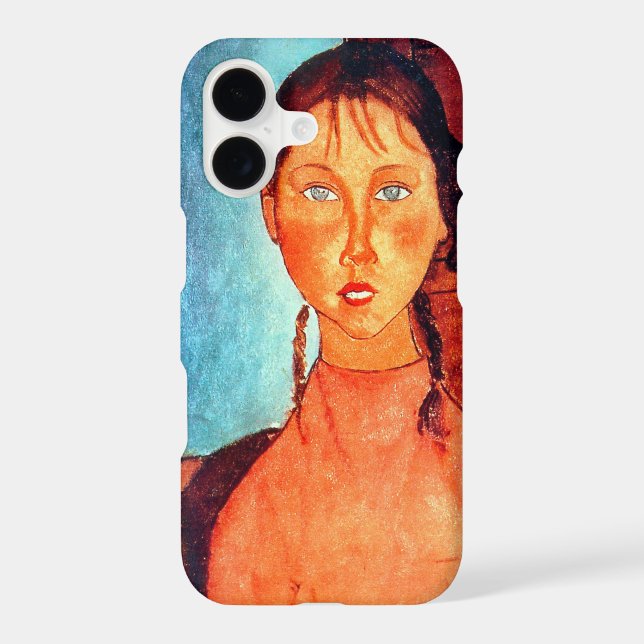 Girl with Pigtails, Modigliani (Back)