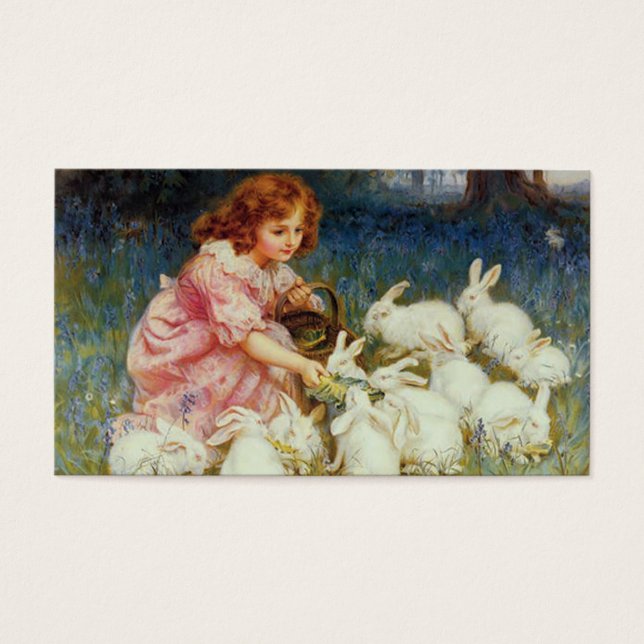 Girl with rabbits (Front)