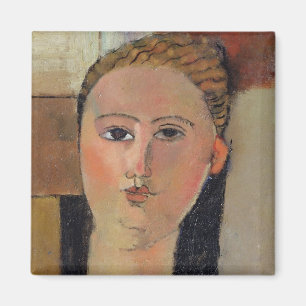 Girl with red hair, 1915 magnet