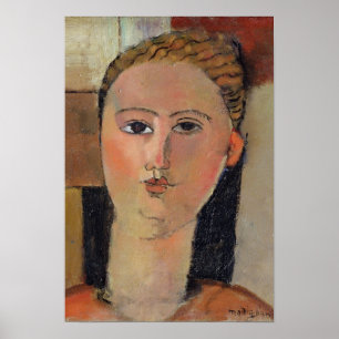 Girl with red hair, 1915 poster