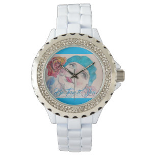 Girl with Red Rose Beret Be True To You Watch