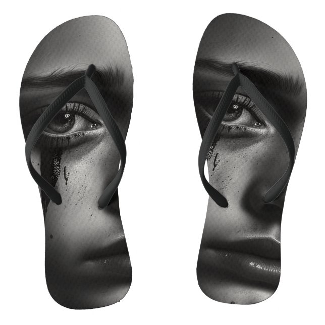 Girl with tears thongs (Footbed)