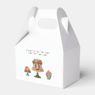 Girl with the most cake quote favour box
