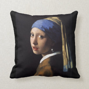 Girl With The Pearl Earring Pillow