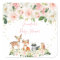 Girl Woodland Baby Shower Blush Floral